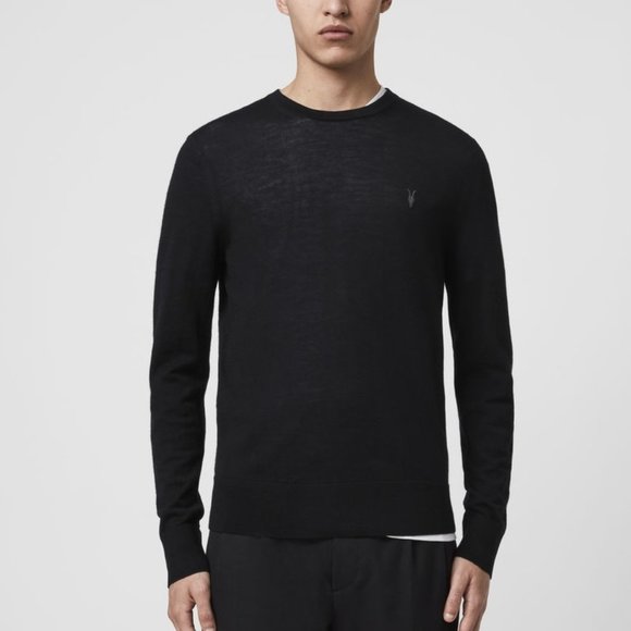 🎁ALLSAINTS MODE MERINO CREW SWEATER